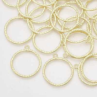 Alloy Open Back Bezel Pendants