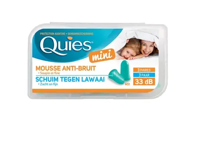 Quies Mini Hearing Protection - Anti-Noise Foam 3 pairs