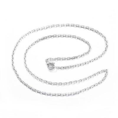 304 Stainless Steel Cable Chain Necklaces