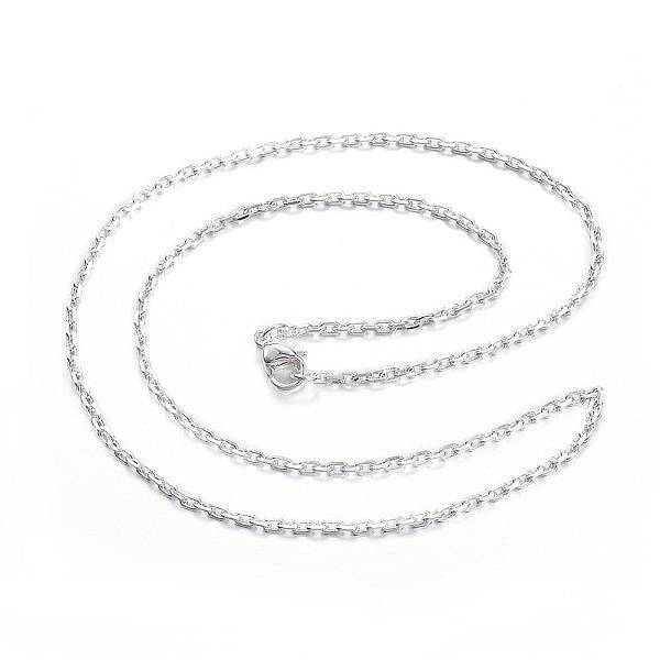 304 Stainless Steel Cable Chain Necklaces