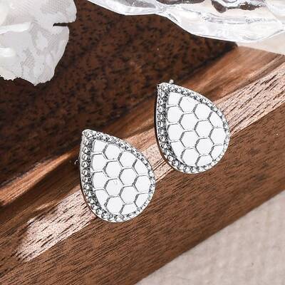 Brass Stud Earrings