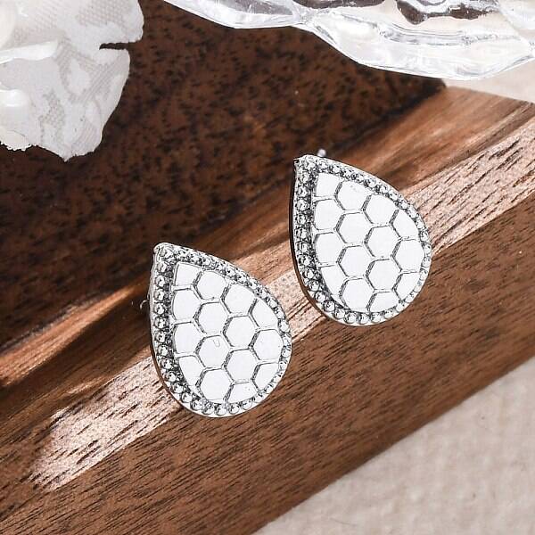 Brass Stud Earrings