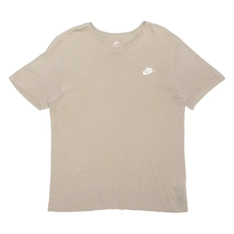 NIKE Mens T-Shirt Brown M