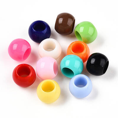 Opaque Acrylic Beads