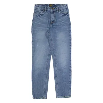 LEE Womens Jeans Blue Regular Mom Stone Wash W25 L28