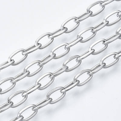 Tarnish Resistant 304 Stainless Steel Cable Chains