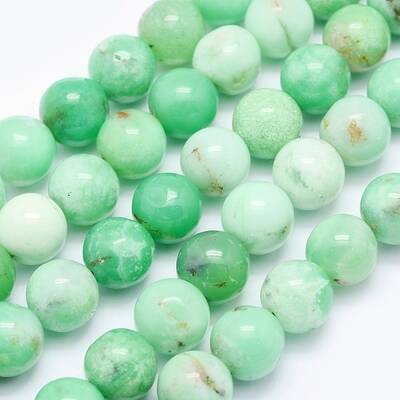 Natural Chrysoprase Beads Strands