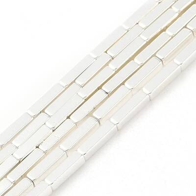Electroplated Synthetic Non-Magnetic Hematite Beads Strands