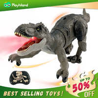 Remote Control Dinosaur Toys for Boys  girls Realistic T-Rex RC Walking Dino with Roaring, Spray, Light, Touch Sensing  with ...
