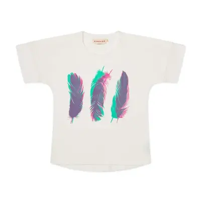 Three Feathers Graphic Tee | Size: 6-7
