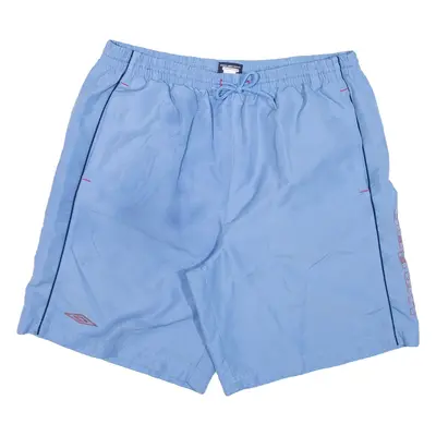 UMBRO Mesh Lining Mens Swimming Shorts Blue Relaxed L W34