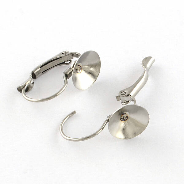 304 Stainless Steel Leverback Earring Findings