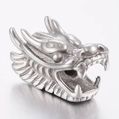 Tarnish Resistant 304 Stainless Steel European Beads