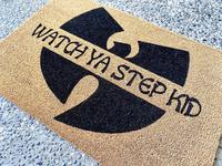 Wu.tang Watch Ya Step Custom Door Mat
