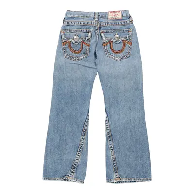 Age 8 Rainbow Joey True Religion Jeans - Small Blue Cotton