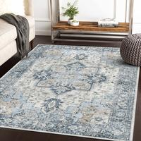 【Deals for You Days】GENIMO Outdoorfun Non Slip Area Rug for Living Room, Entryway, Bedroom, Kitchen and Corridor - Lightw...