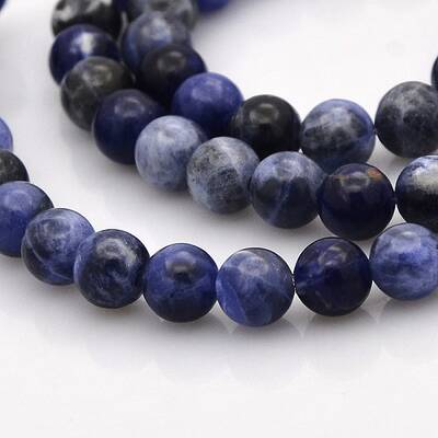 Natural Sodalite Round Beads Strands