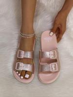 Women's Summer 2025 Glittering Bohemian Sandals, Elegant Slippers, Interlocking Sandals, Summer Beach Sandals Sandals for Wom...