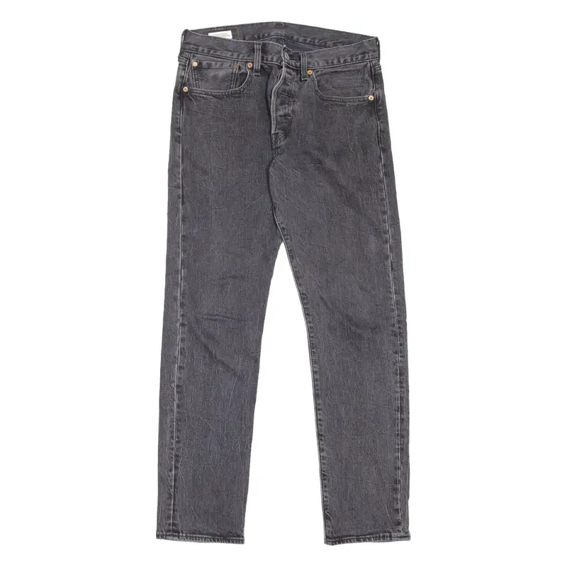 LEVI'S 501ST BIG E Mens Jeans Grey Slim Tapered W31 L32