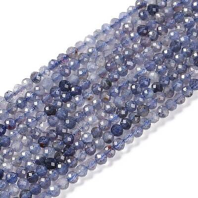 Natural Iolite Beads Strands