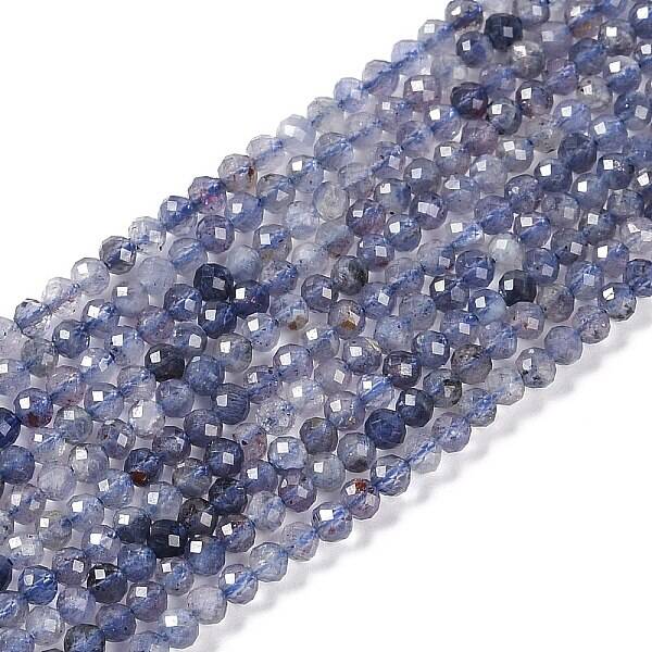 Natural Iolite Beads Strands