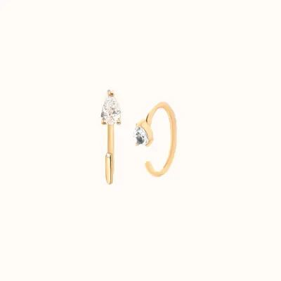 Diamond Drop Crescent