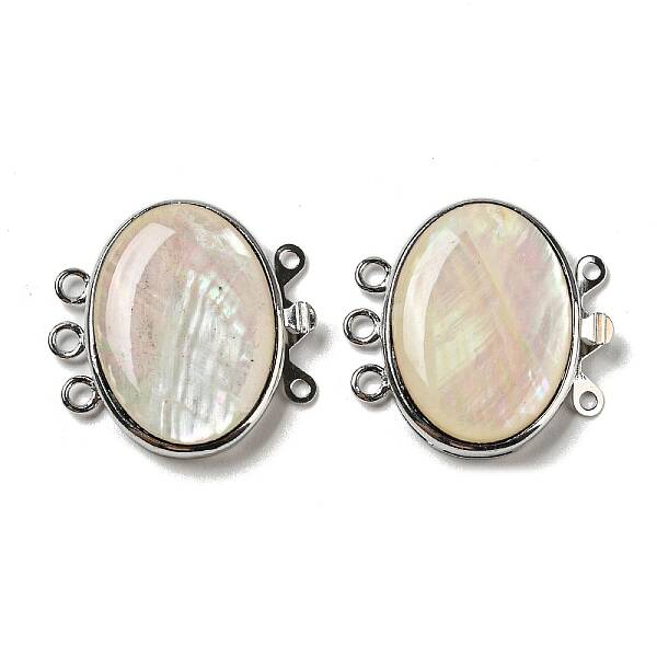 White Shell Box Clasp