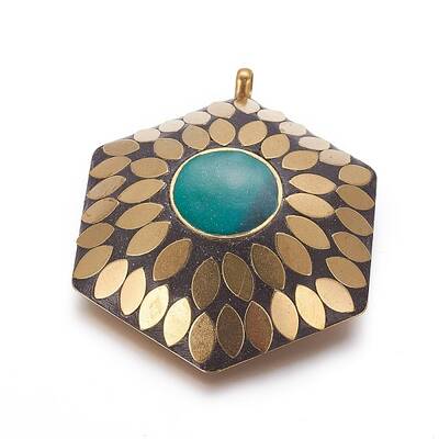 Polymer Clay Big Pendants