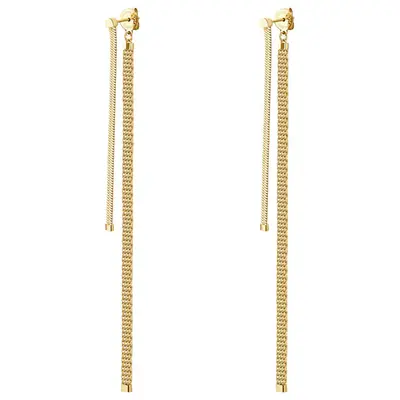 Brosway Beautiful 2 in 1 Essential Gold Plated Earrings BNL086
