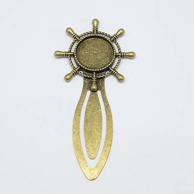 Tibetan Style Helm Bookmark Cabochon Settings