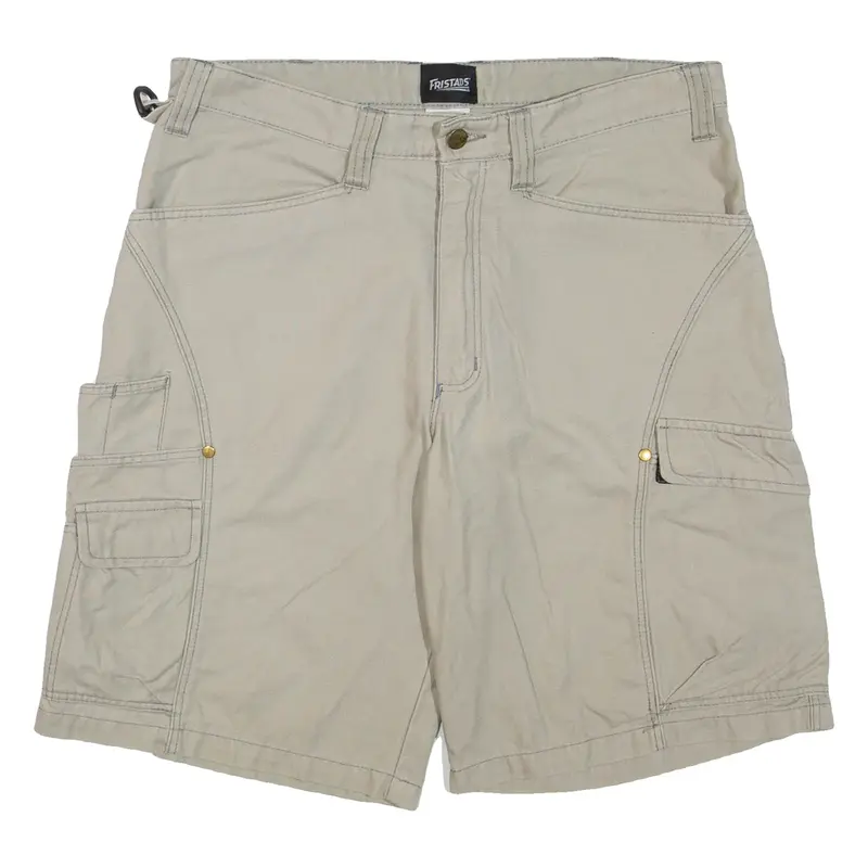 FRISTADS Mens Cargo Shorts Beige M W32