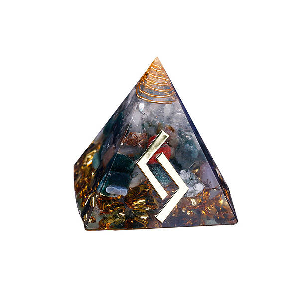 Orgonite Pyramid Resin Display Decorations
