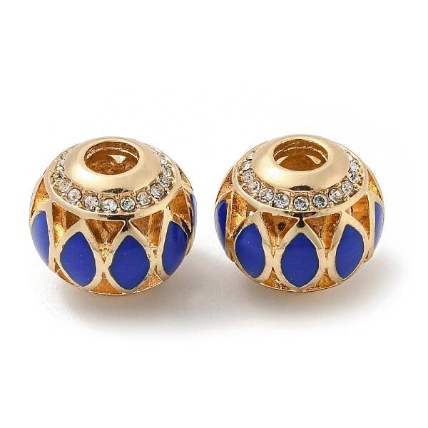 Alloy Enamel European Beads