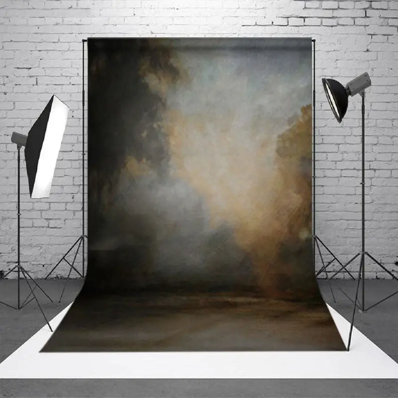 Oil Painting Grunge Vintage Portrait Photo Backdrop - Aperturee