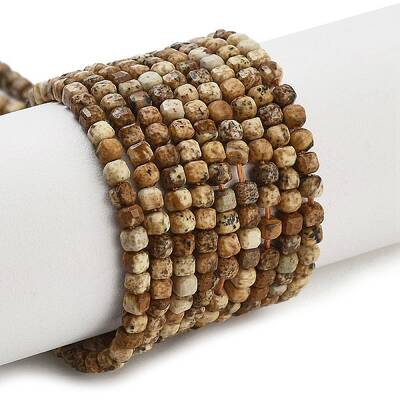 Natural Picture Jasper Beads Strands