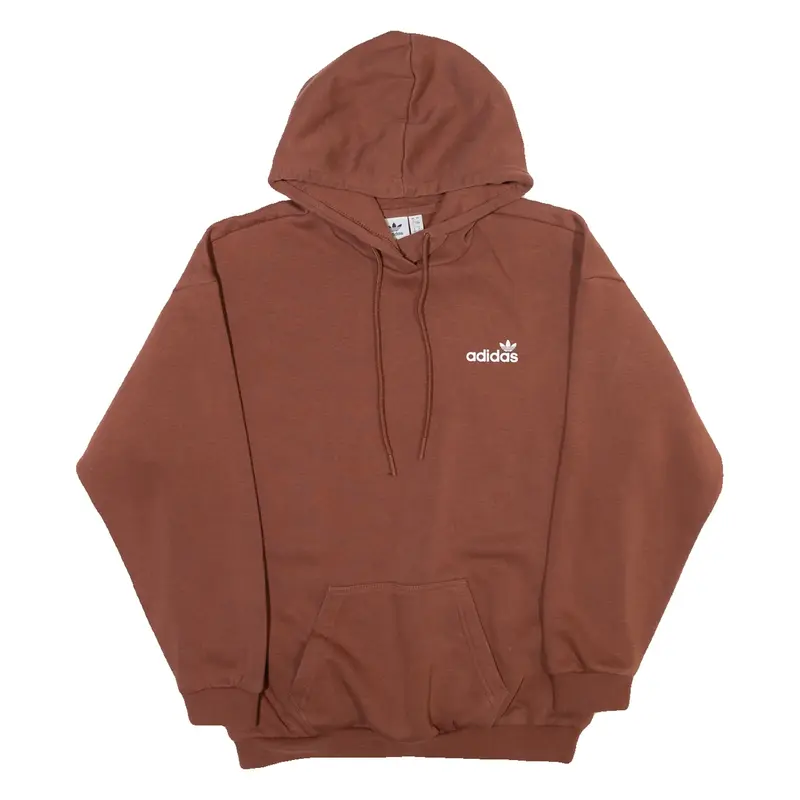 ADIDAS ORIGINALS Womens Brown Hoodie UK 8
