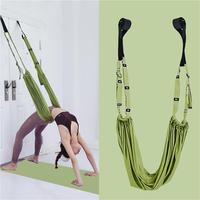 Waist Back Leg Stretch Strap - Aerial Yoga Hanging Rope for Body Shaping, Pilates & Fitness with Support and Stretch Benefits
