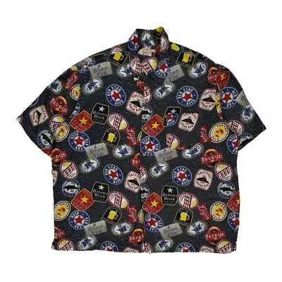 George Graphic Hawaiian Shirt - XL Multicoloured Viscose