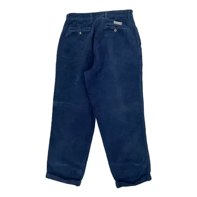 Chaps Ralph Lauren Cord Trousers - 30? Waist Blue Cotton
