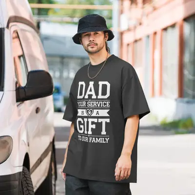 A Hero's Legacy - Dad's Army Oversized Tee
