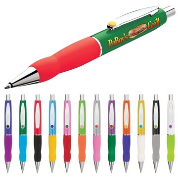 75 Custom Turner Ballpoint Pen - Customizable & Rubber Grip