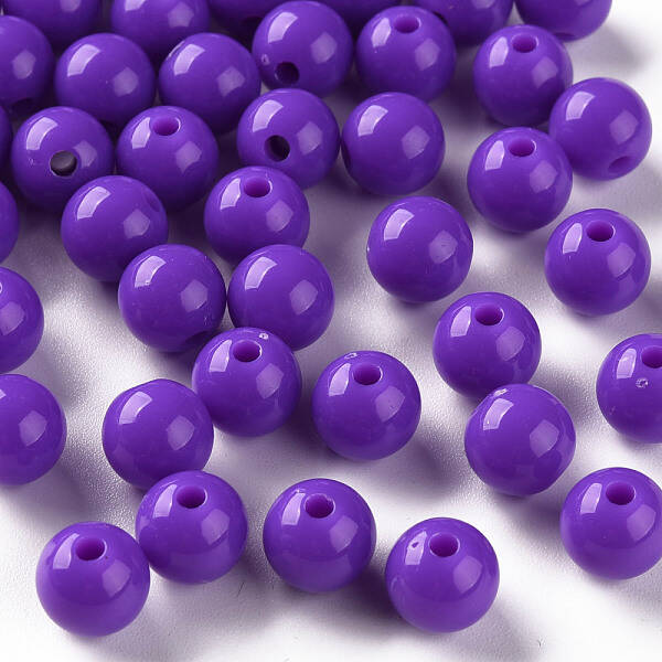 Opaque Acrylic Beads