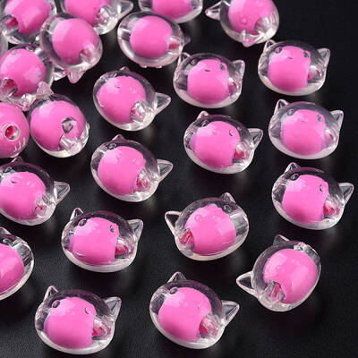 Transparent Acrylic Beads