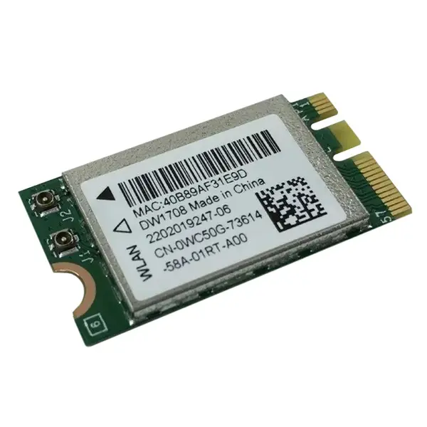 WC50G Dell WiFi Card Mini PCI-E 802.11b/g/n Bluetooth 4.0 for Inspiron 13 (7348)