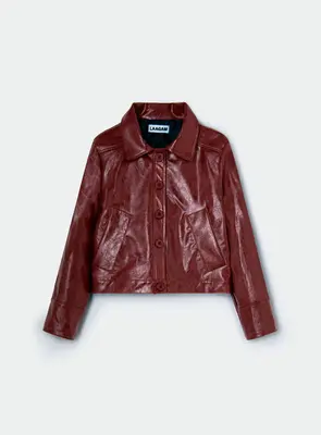 ALEXA FAUX LEATHER JACKET | Size: M
