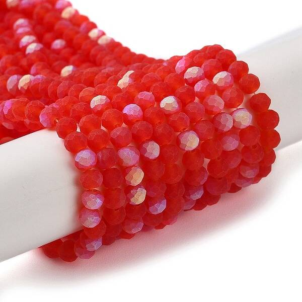 Transparent Glass Beads Strands