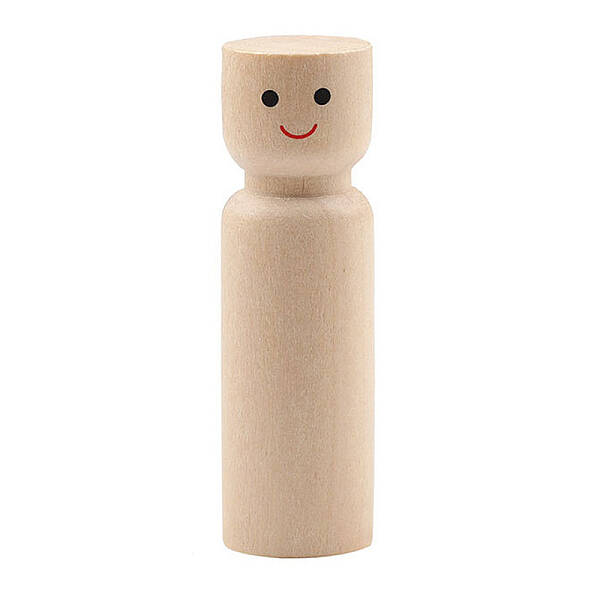 Unfinished Wooden Peg Dolls