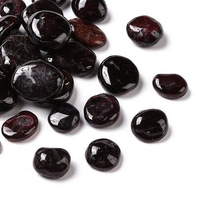 Natural Garnet Chip Beads