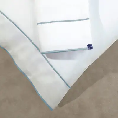 Pair of Pillowcases | Size: King | Color: Blue | Touch: Sateen