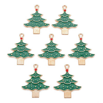 Alloy Enamel Pendants